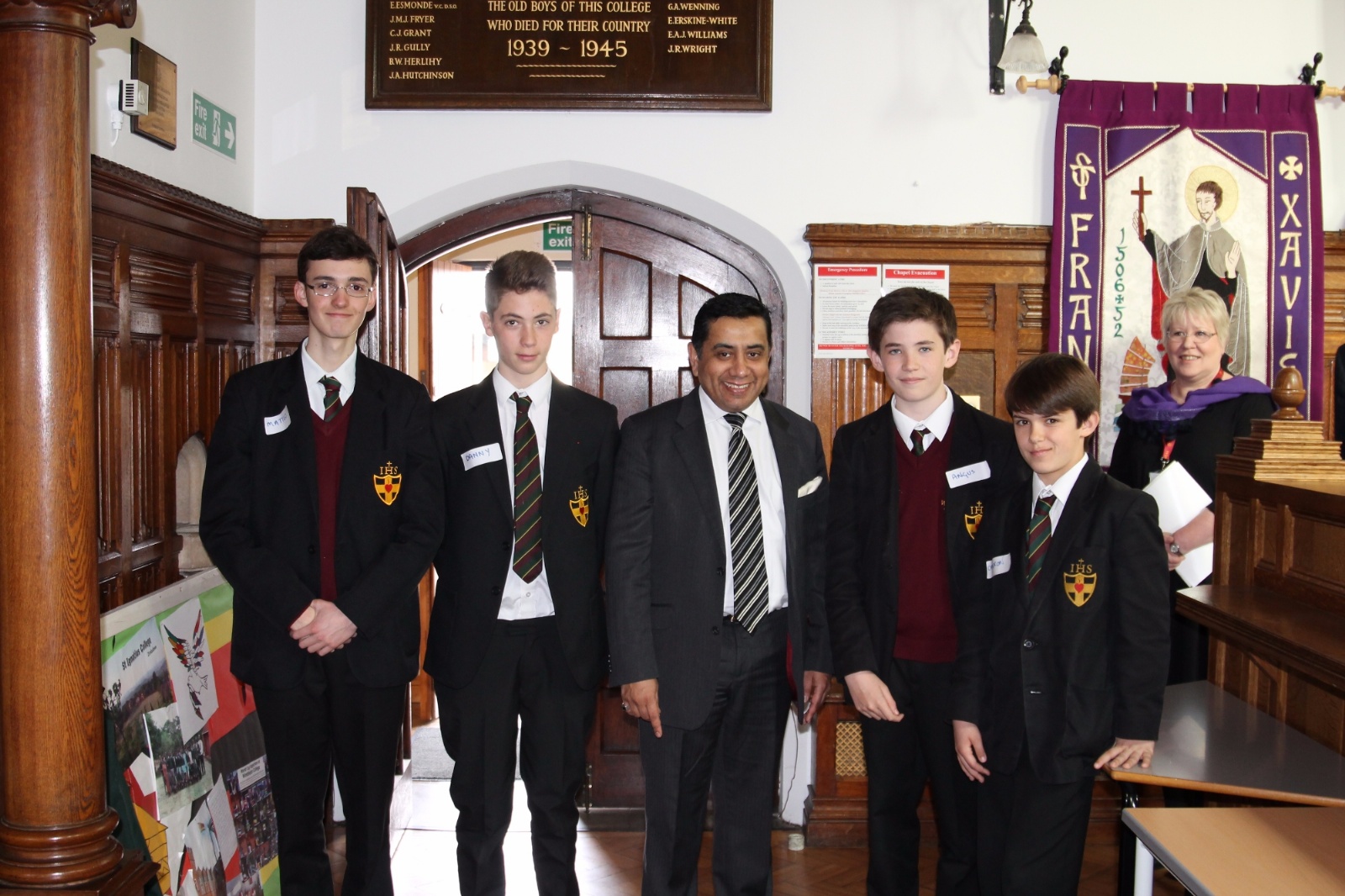 Wimbledon College Visit Of Lord Ahmad 0315